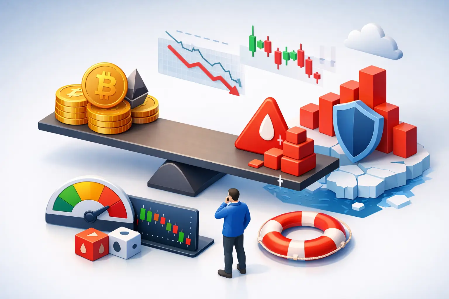 When Should Traders Reduce Risk in Crypto?